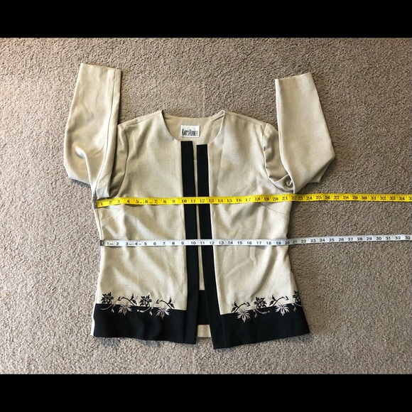 Karl’s Korner Blazer & Top Sz L 🌸Embroidered - Picture 5 of 13